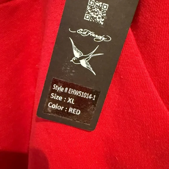 NWT Ed Hardy Red Sweatpants XL - Picture 4 of 4